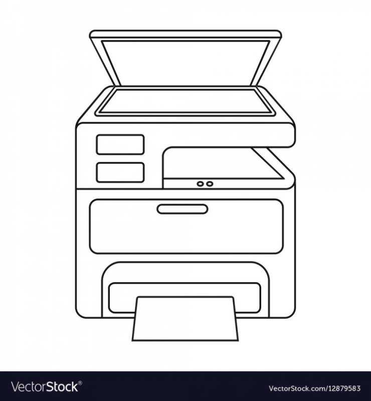 Раскраска принтер МФУ