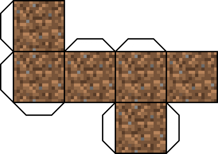 Бумажный майнкрафт ТНТ