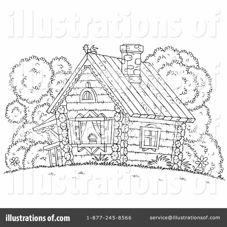Избушка рисунок