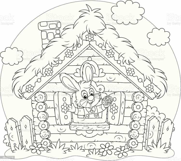 Раскраска к сказке заяц хваста для детей