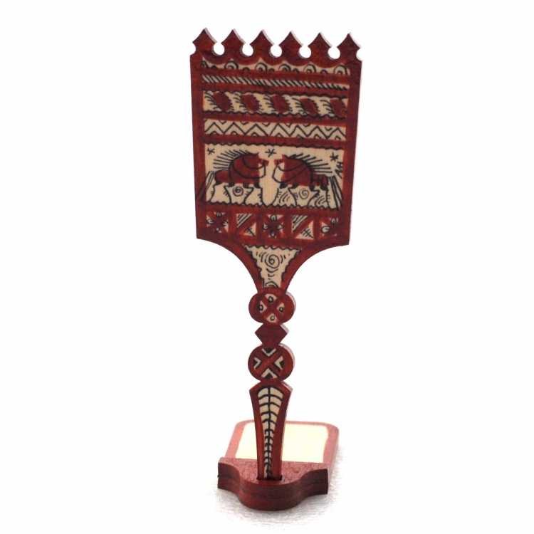 Мезенская роспись прялка