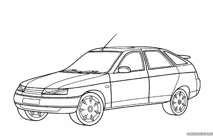 Чертёж ВАЗ Ока 2111