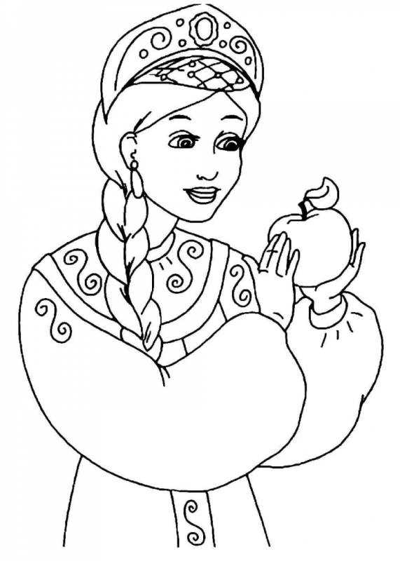 Василиса прекрасная рисунок