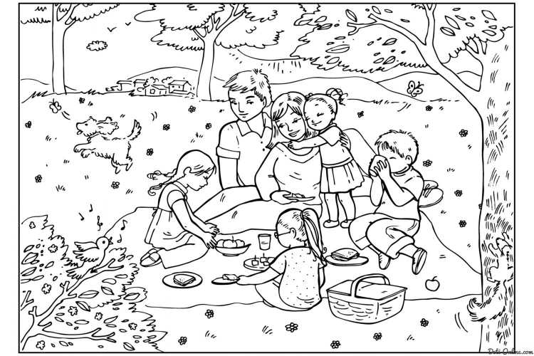 Каю семья раскраска