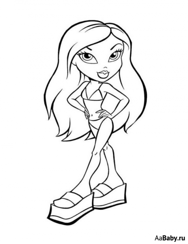 Модель куклы для рисования одежды