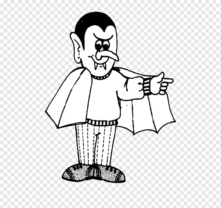 Вампир раскраска для детей