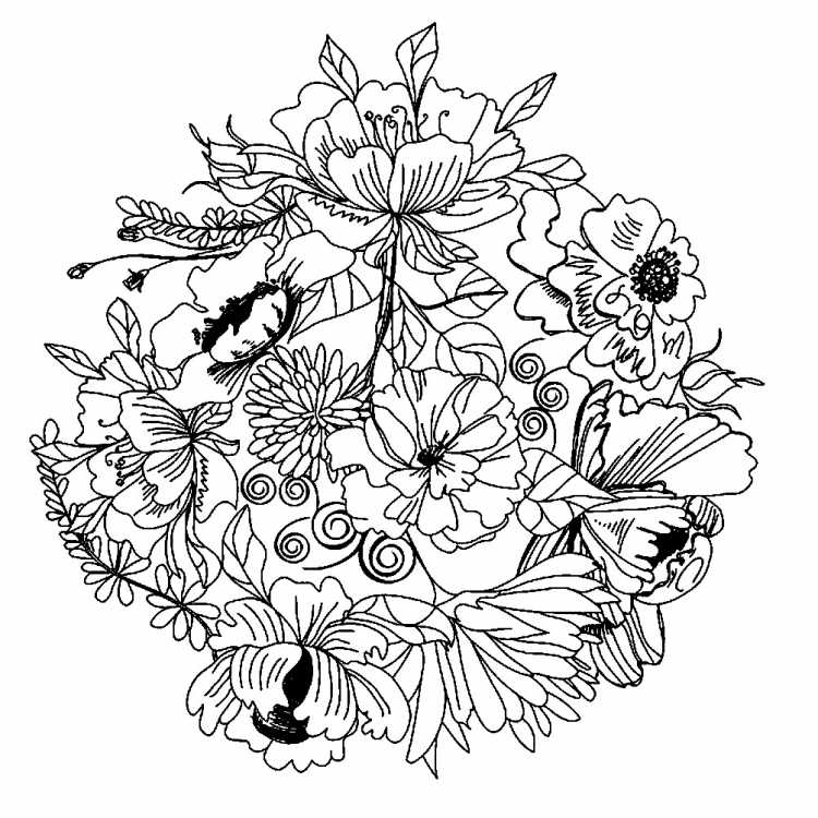 Антистресс цветы розы