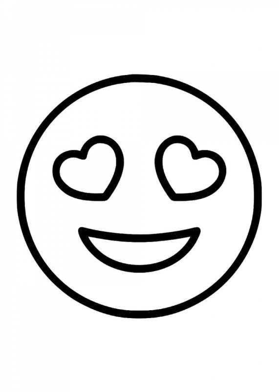 Смайлики для раскрашивания