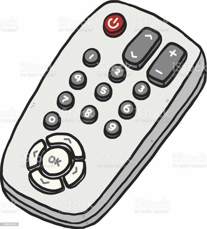 Раскраска пульт от телевизора