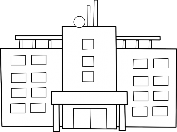 Рисунки для срисовки домики