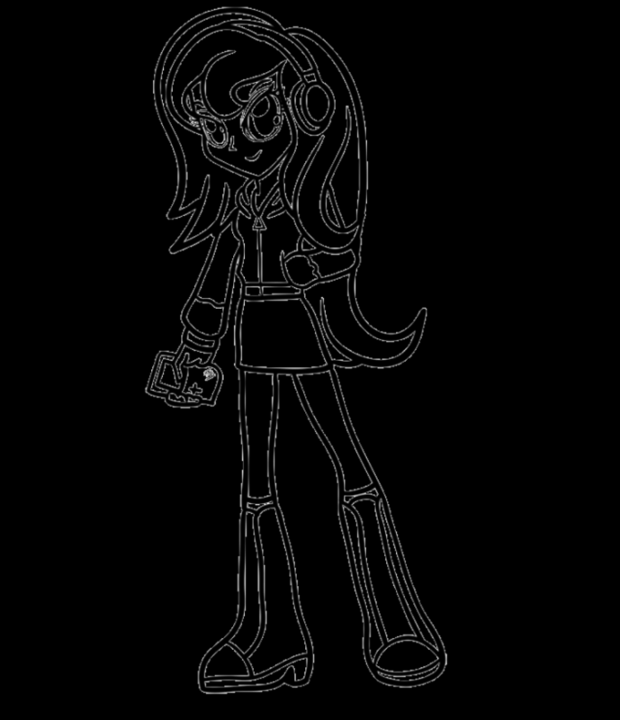 Раскраска Эквестрия гёрлз Искорка