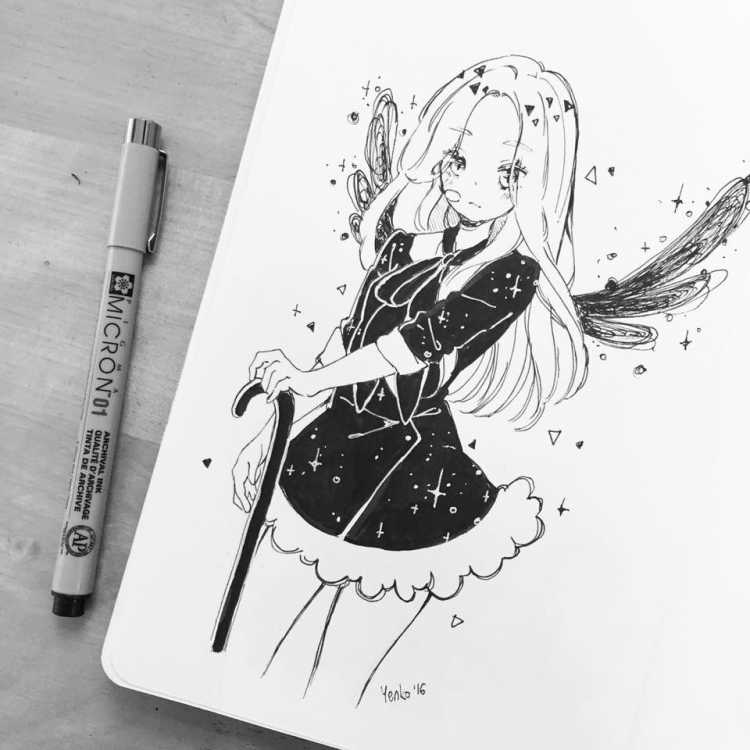 Арты линером