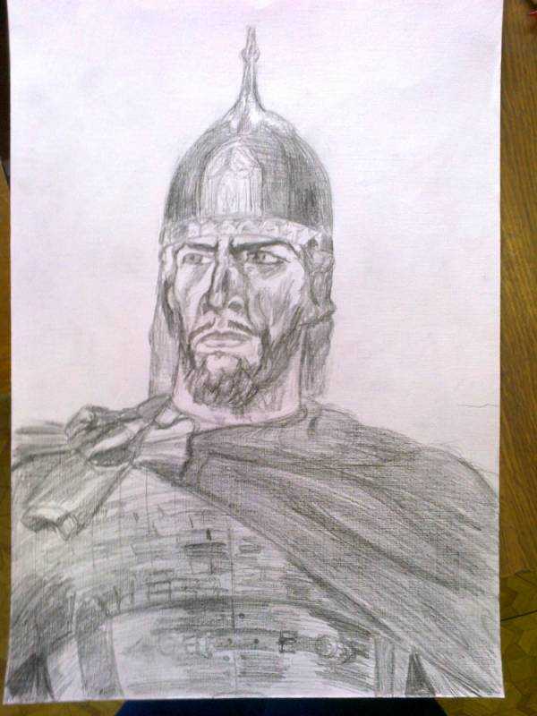 Георгий Победоносец прорись