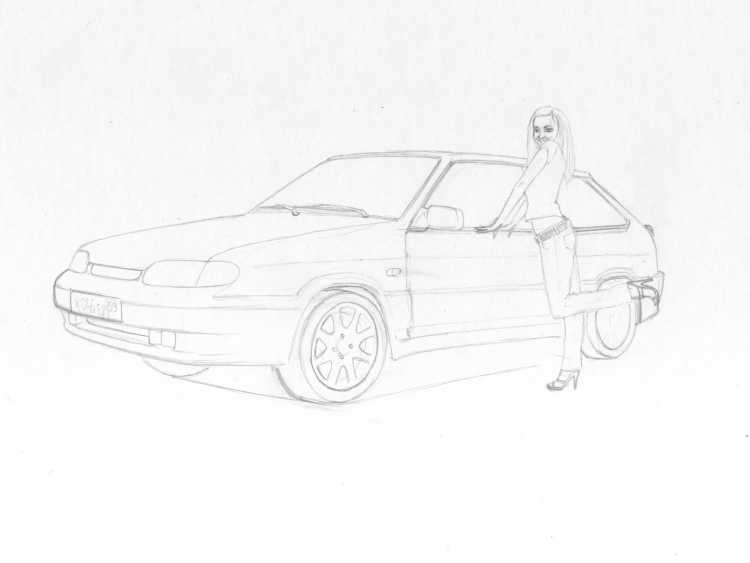 Раскраска Нива Шевроле 4х4