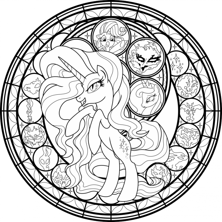 Раскраска Рейнбоу Дэш Эквестрия герлз