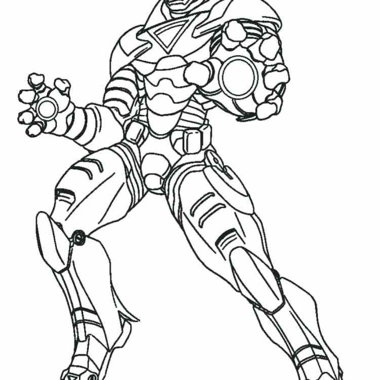 Железный человек раскраска