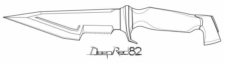 Эскизы ножей