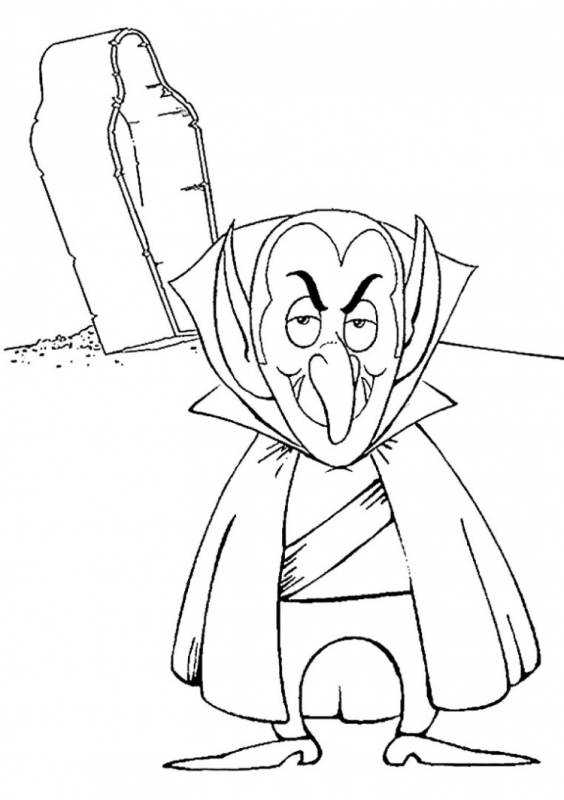 Раскраска вампиры для девочек