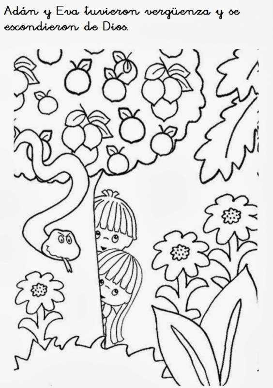 Раскраска Бог сотворил детей - Бог сотворил меня