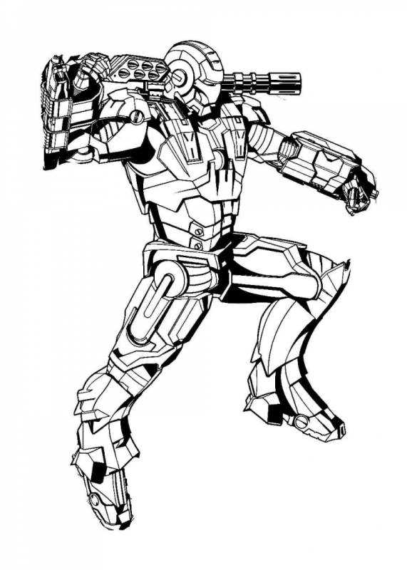 Раскраски Айрон Мэн