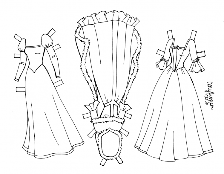 Бумажные куклы раскраски принцессы
