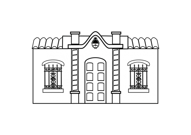 Многоэтажный дом раскраска