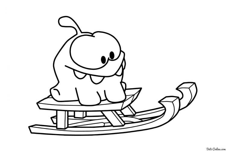 Раскраски ам няма и его друзья