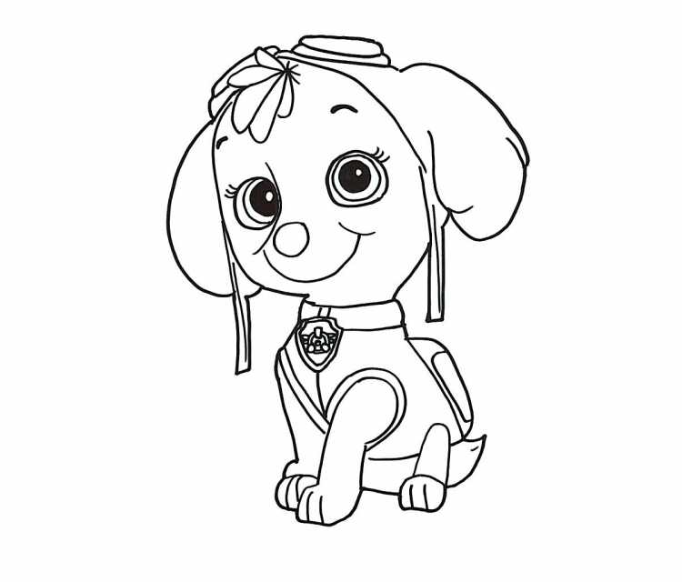 Раскраска "Щенячий патруль"