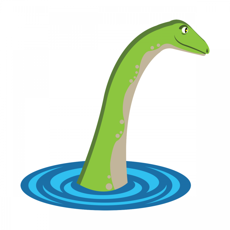 Мультяшные Лохнесское чудовище