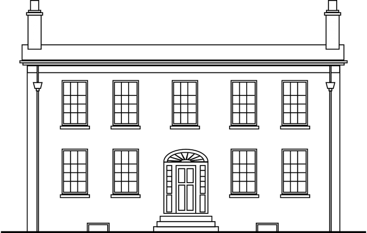 Нарисовать здание