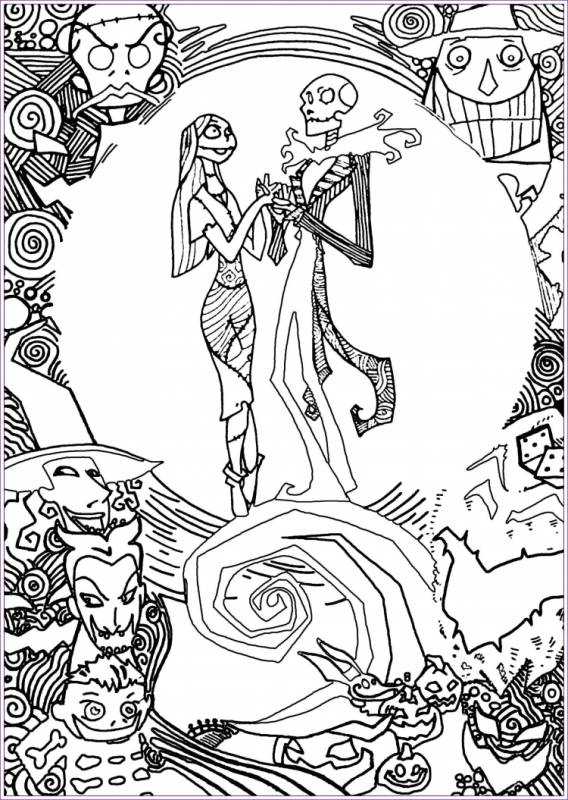 Джек Скеллингтон тату эскизы