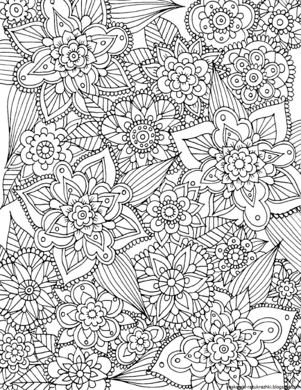 Раскраска антистресс