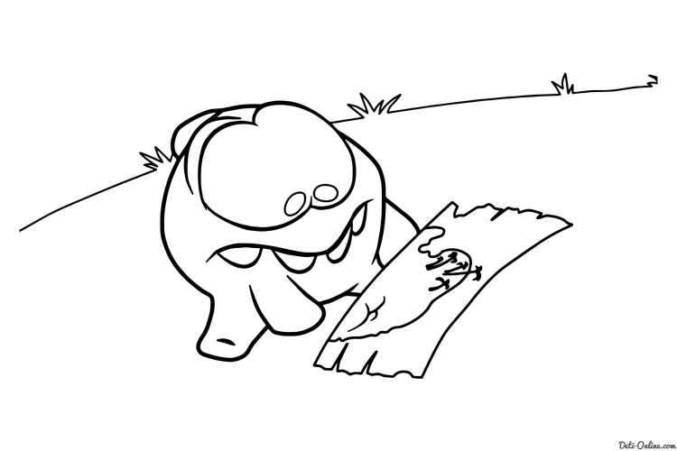 Супер ам Ням раскраска