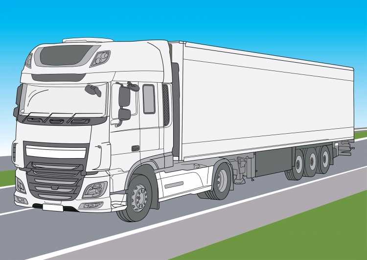 Даф 105 рисунок