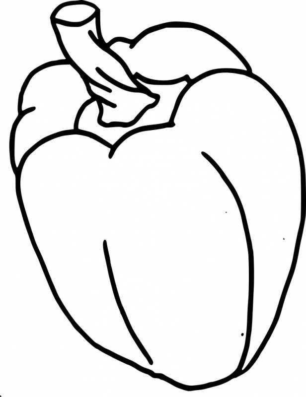 Овощи картинки раскраски