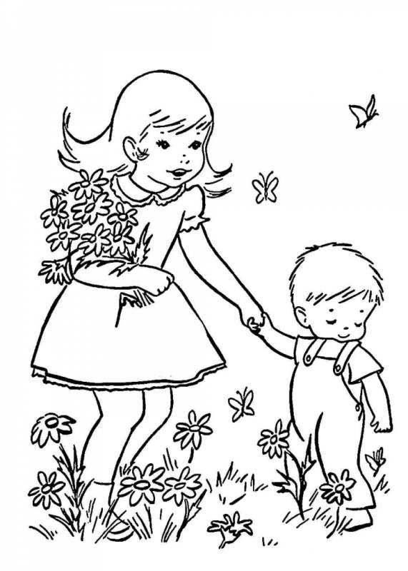 Раскраски для средней группы