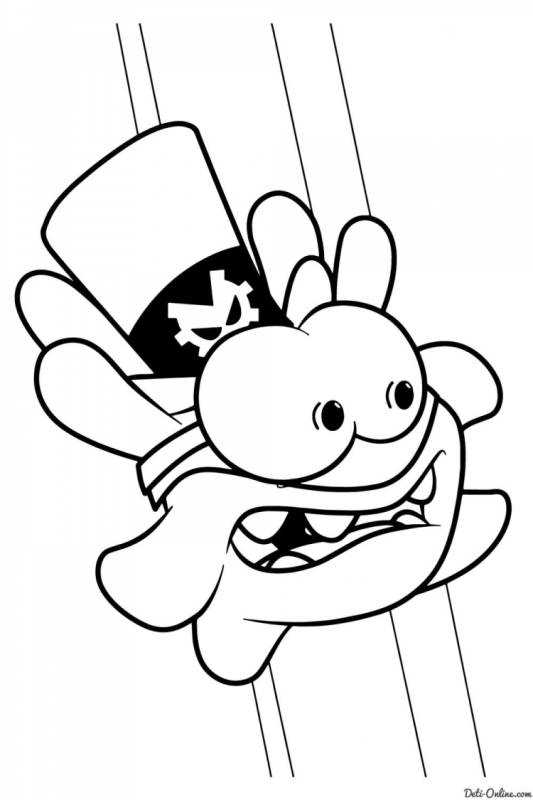 Ням Ням раскраска