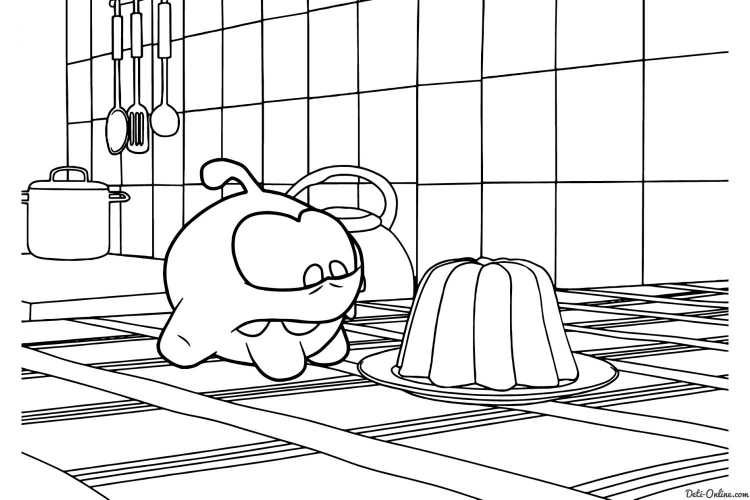 Раскраски ам няма и его друзья