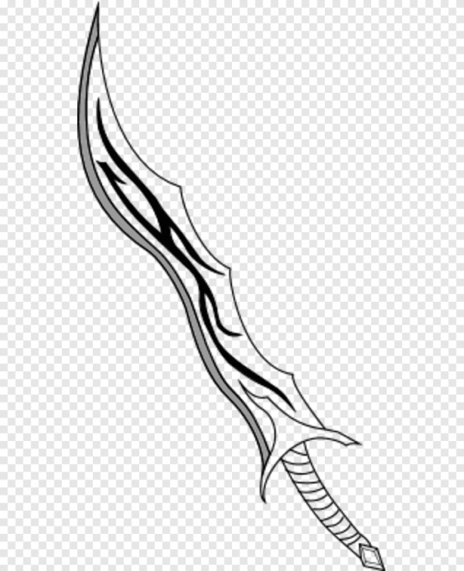 Меч рисунок