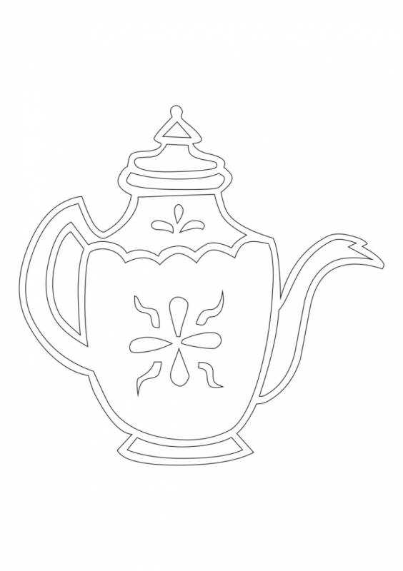 Чайник рисунок