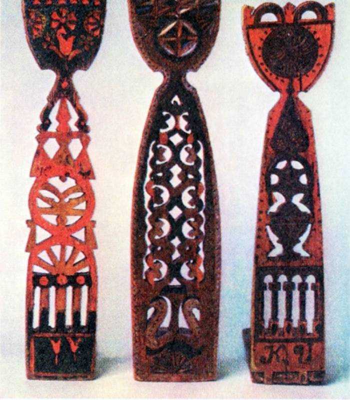 Башкирская деревянная прялка