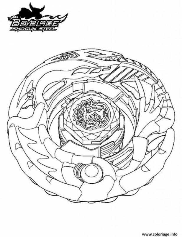 Beyblade Burst раскраска