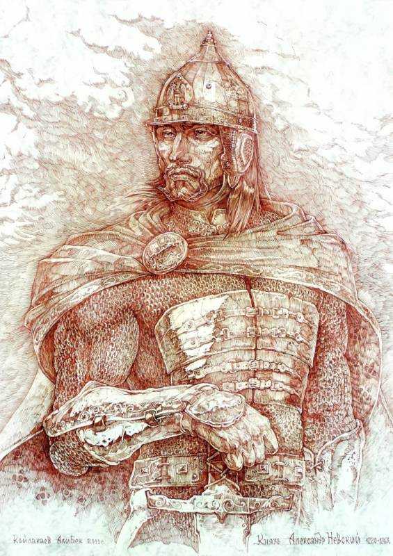 Александр Невский воин Изобразительное искусство