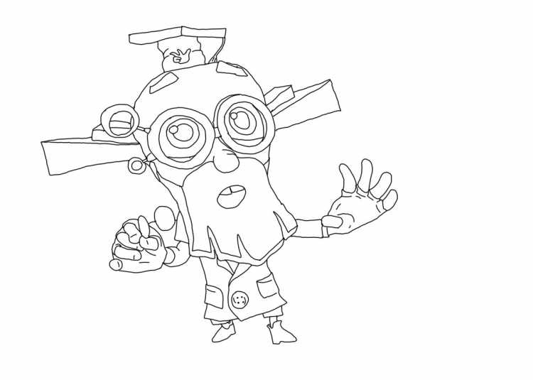 Фиксики Файер электрический раскраска