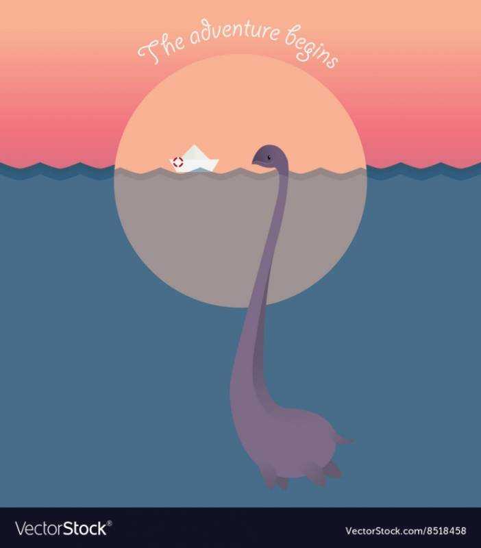 Арты Лохнесского чудовища