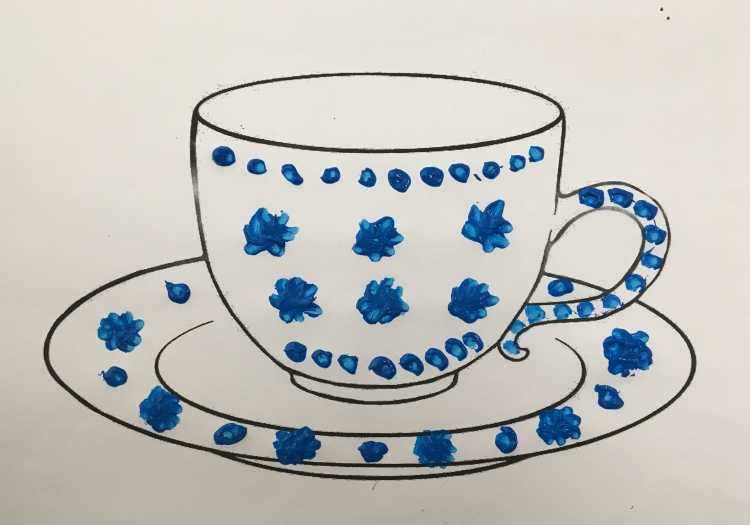 Роспись чайника