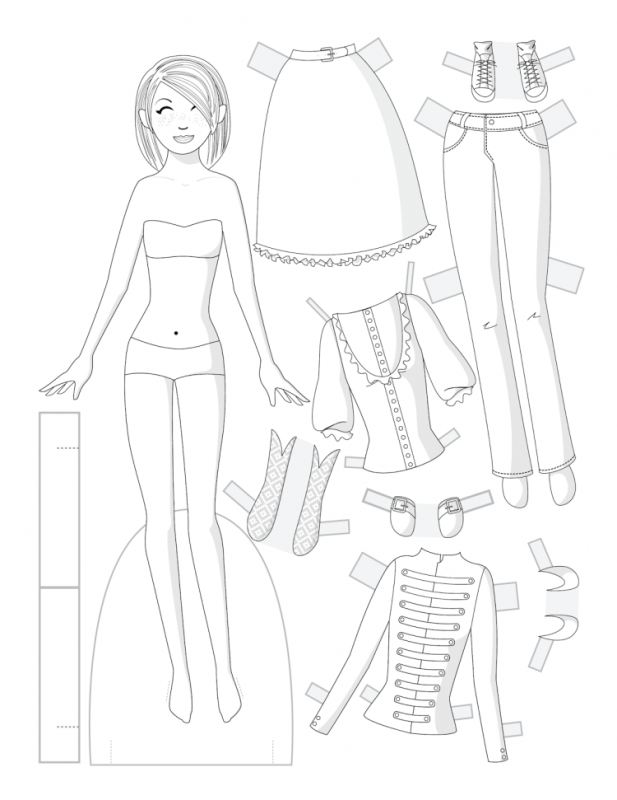 Красивые куклы Барби раскраска