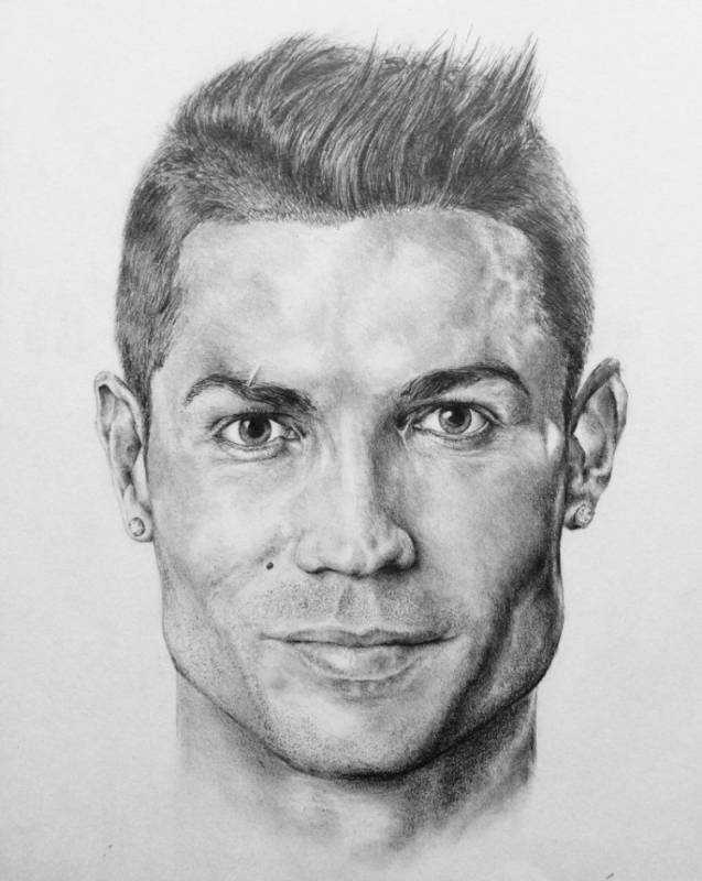 Cristiano Ronaldo нарисовать
