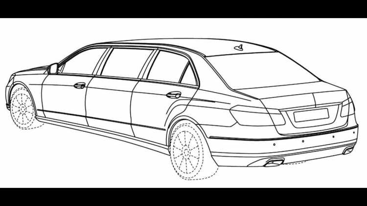 Mercedes Benz раскраска