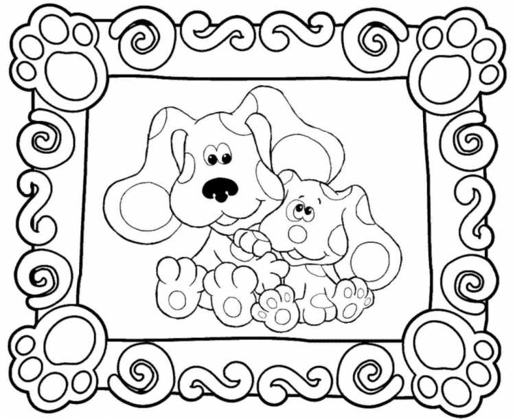 Щенок. Раскраска